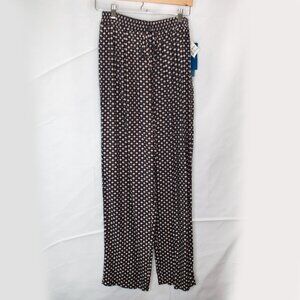 NEW Vintage Ship N Shore Hight Waist Pull On Pants Womens Medium M Floral 0105X